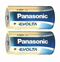 Markenprodukt Panasonic EVOLTA LR 14 Baby 2er-Pack Batterien